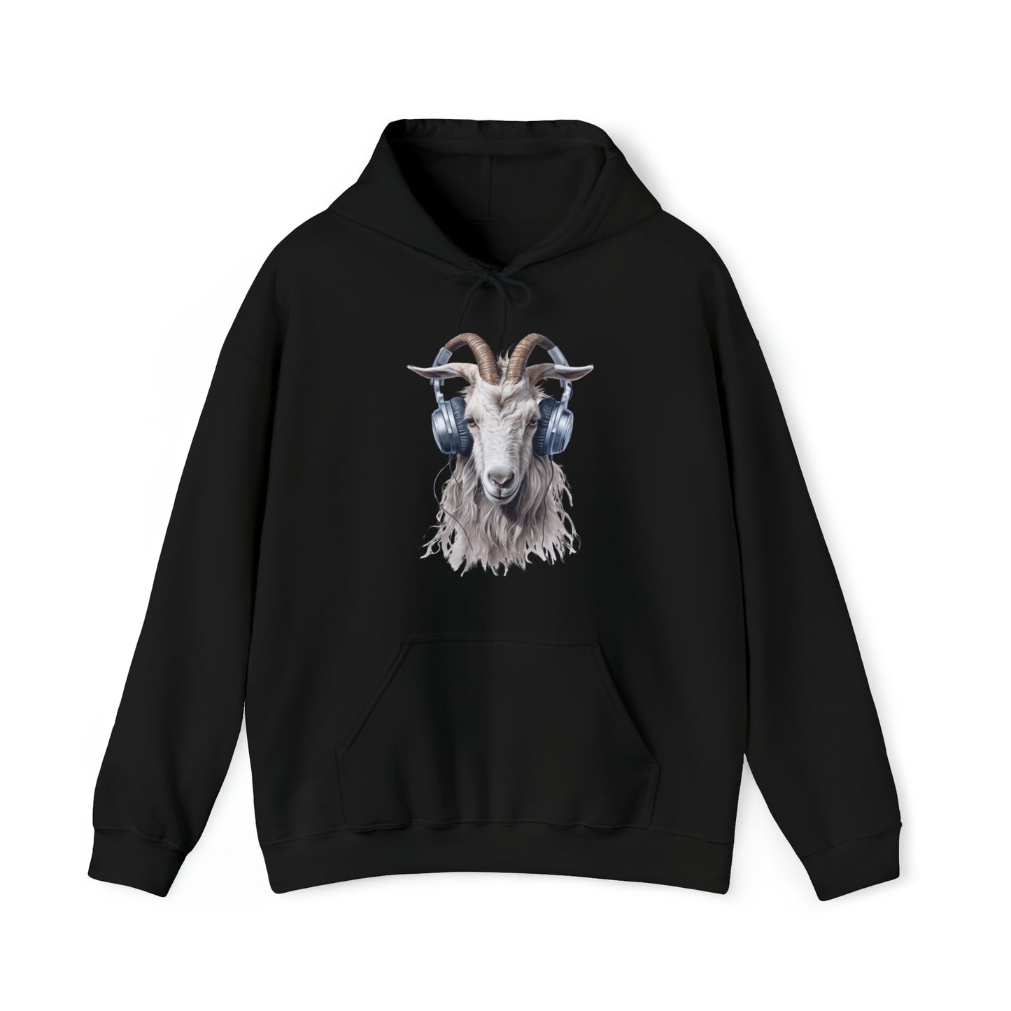 Goat Headphones | Unisex Heavy Blend™ Hooded Sweatshirt
