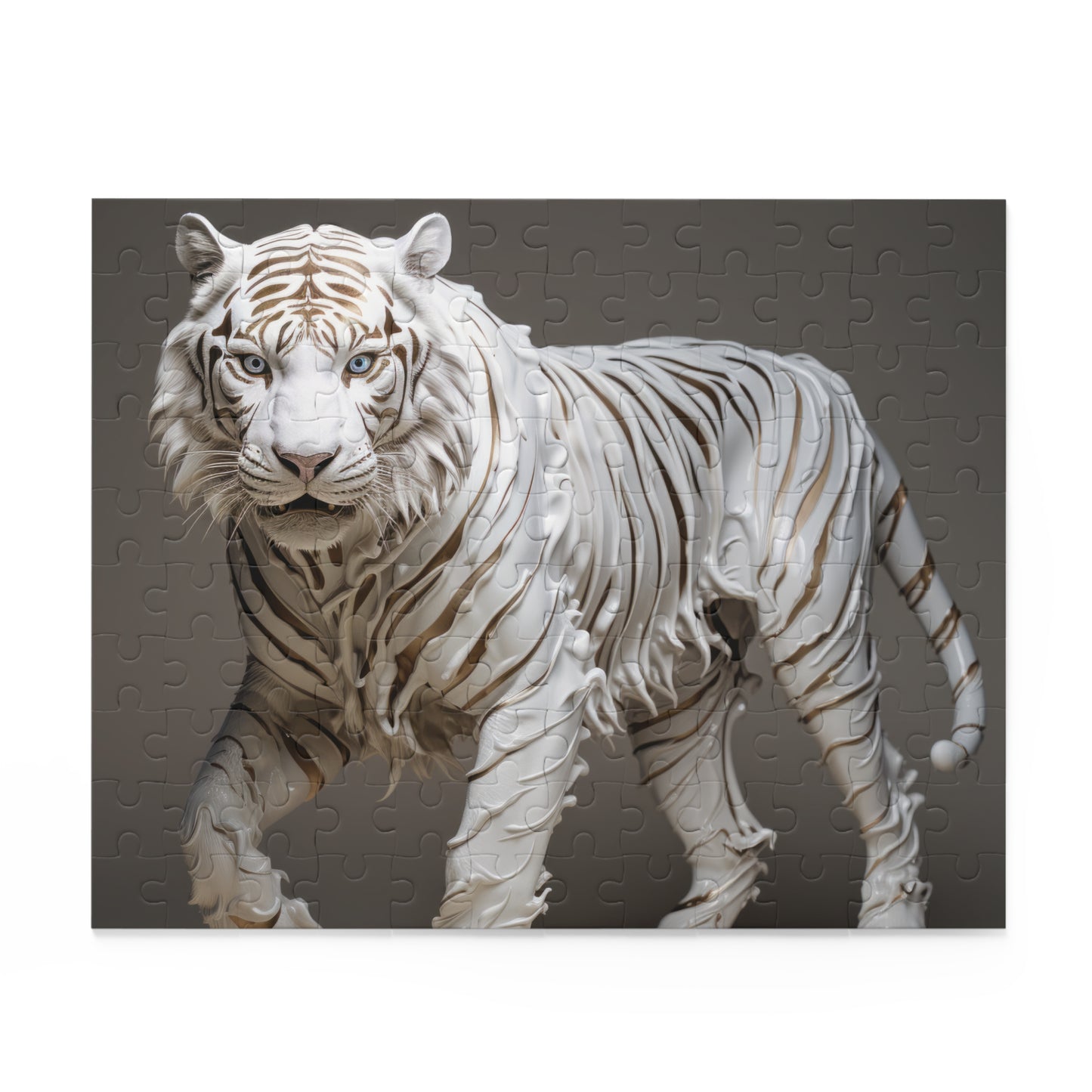 White Tiger Chrome | Puzzle (120, 252, 500-Piece)