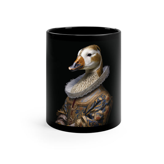 Duck Aristocrat | 11oz Black Mug