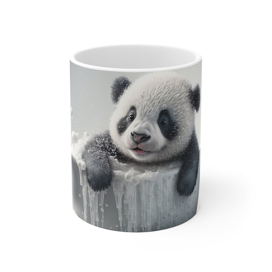 Panda Baby Bathtub | Ceramic Mug 11oz
