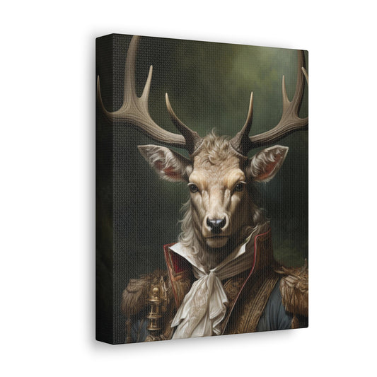 Deer Aristocrat | Gallery Canvas | Wall Art