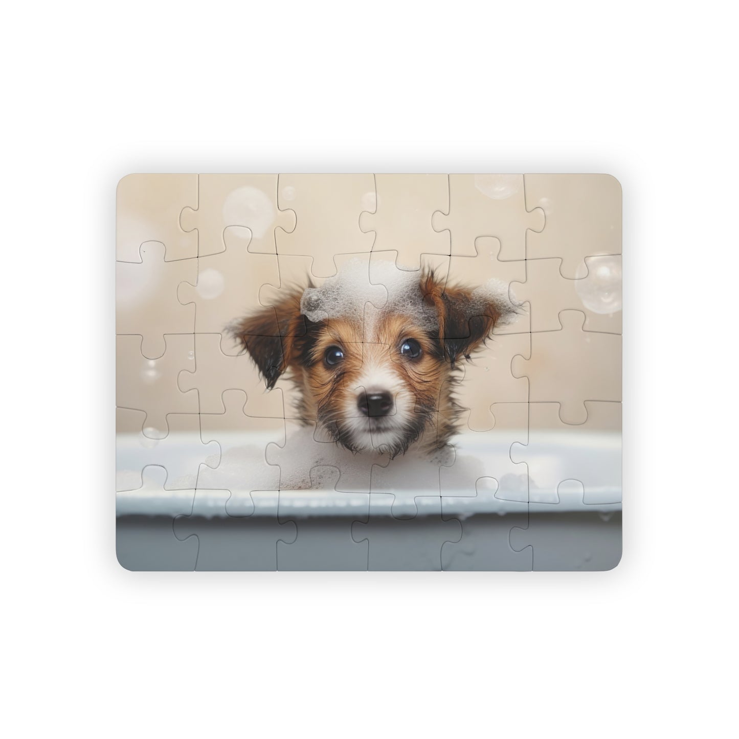 Terrier Puppy Bathtub | Kids' Puzzle, 30-Piece