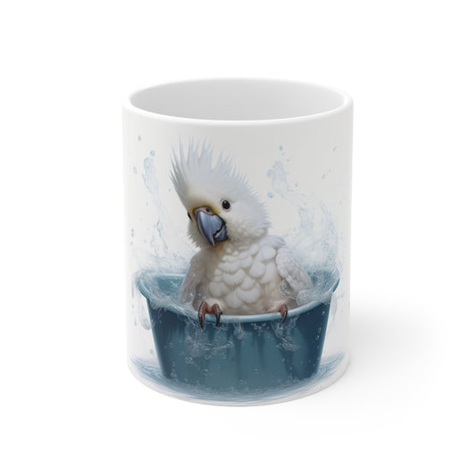 Cockatoo Baby Bathtub | Ceramic Mug 11oz