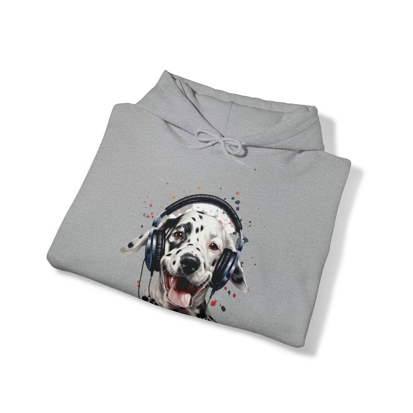 Dalmatian Headphones | Unisex Heavy Blend™ Hooded Sweatshirt