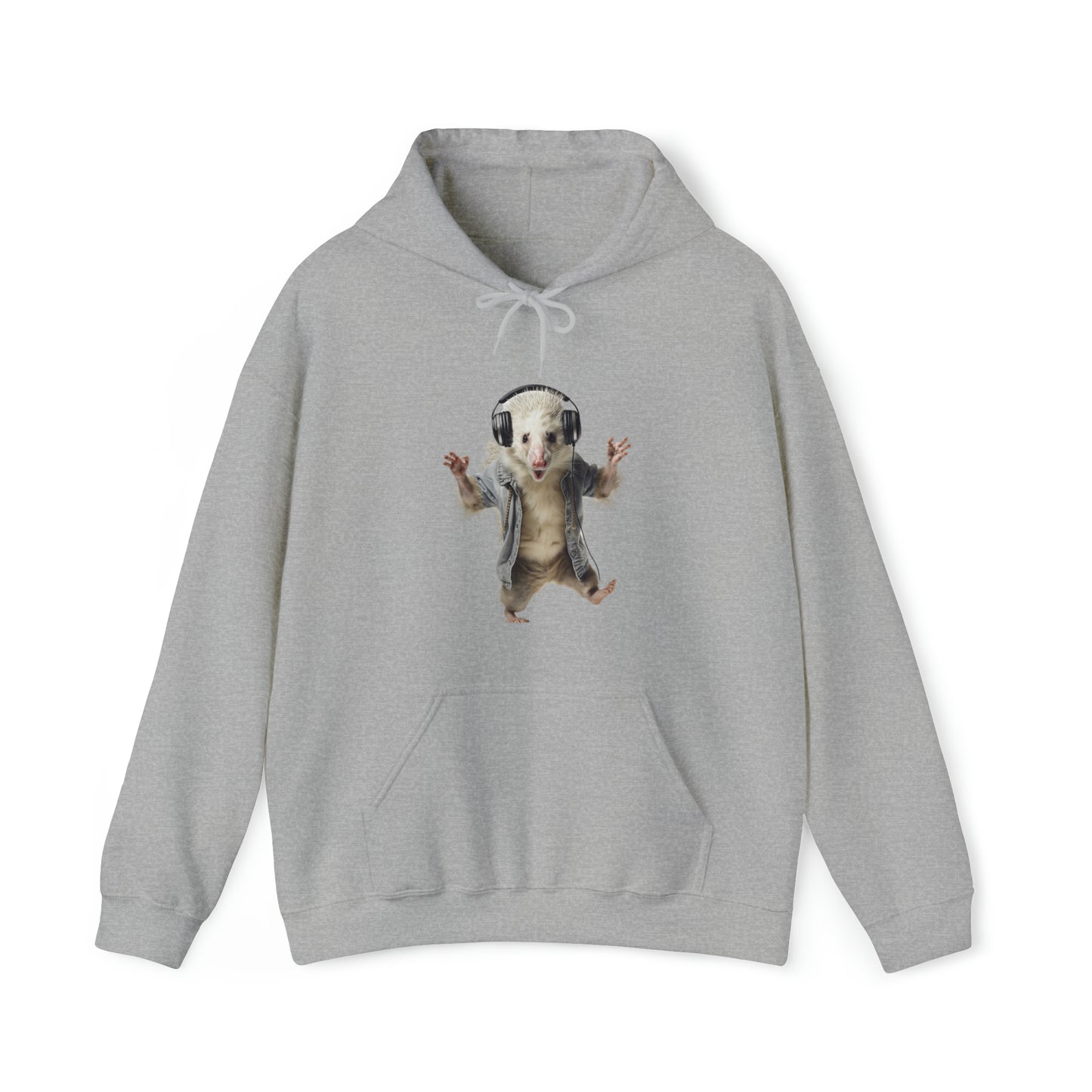 Opossum Headphones | Unisex Heavy Blend™ Hooded Sweatshirt