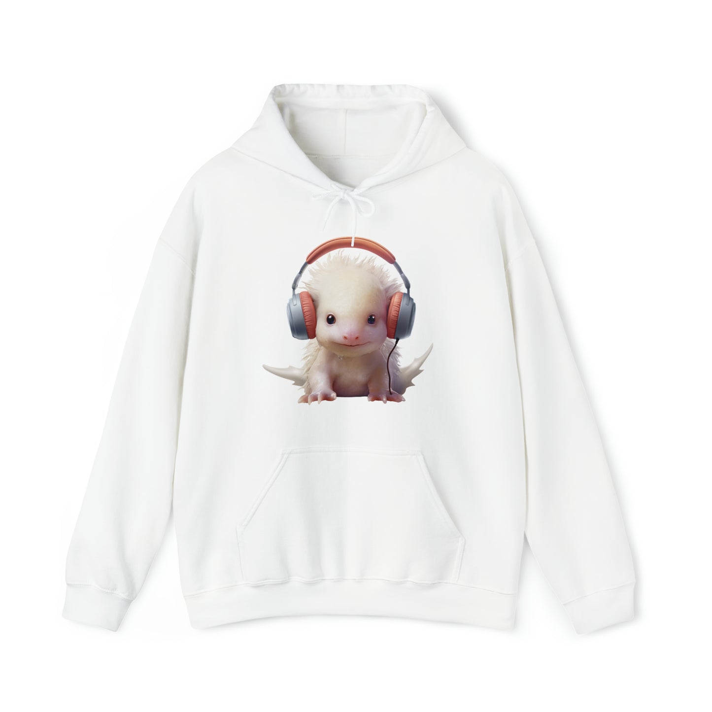 Axolotl Headphones | Unisex Heavy Blend™ Hooded Sweatshirt