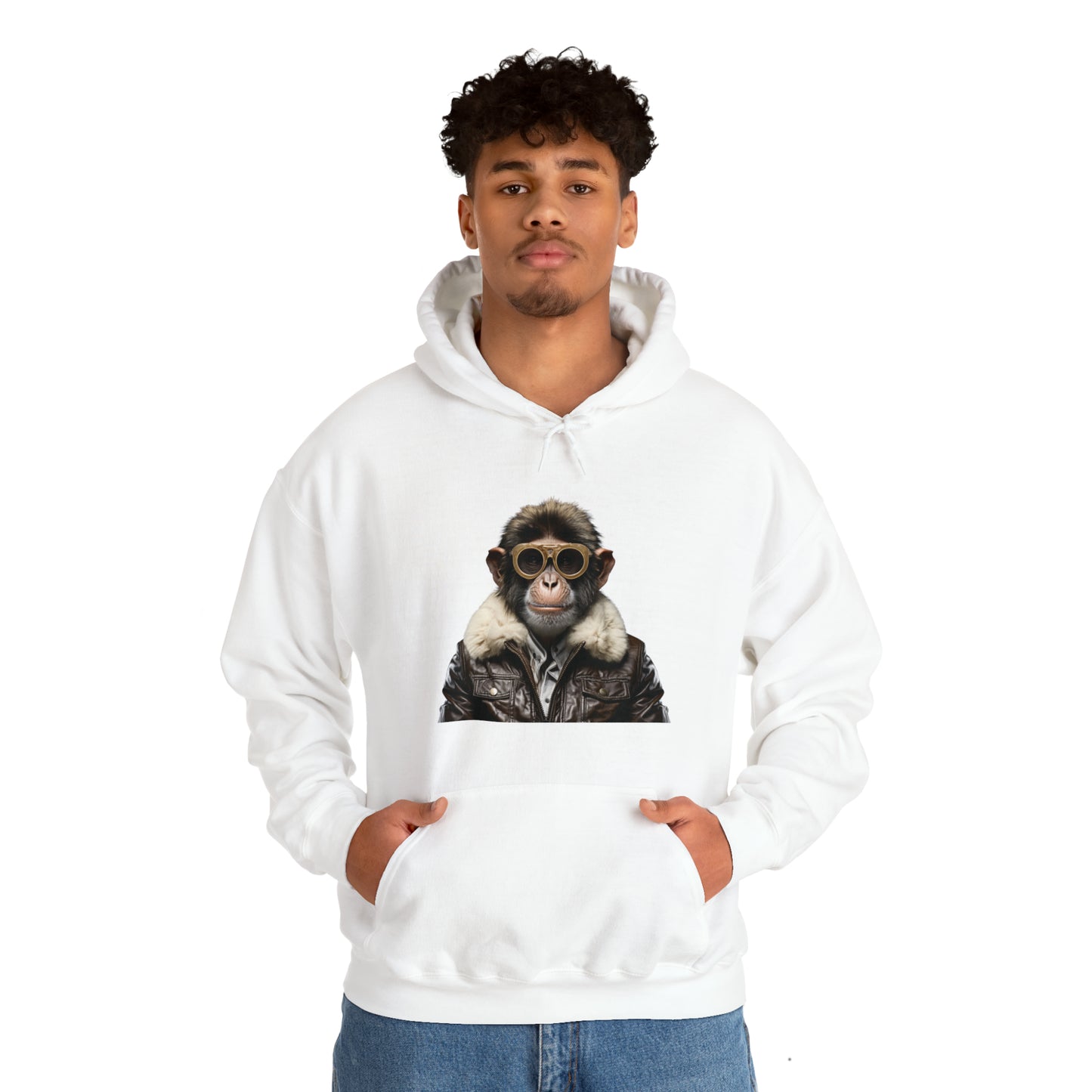 Monkey Leather | Unisex Heavy Blend™ Hooded Sweatshirt