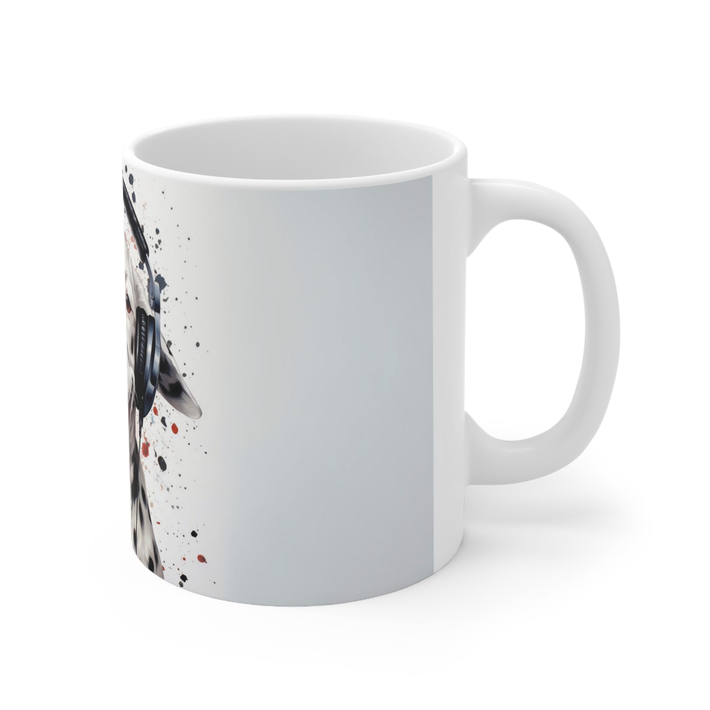 Dalmatian Headphones | Ceramic Mug 11oz