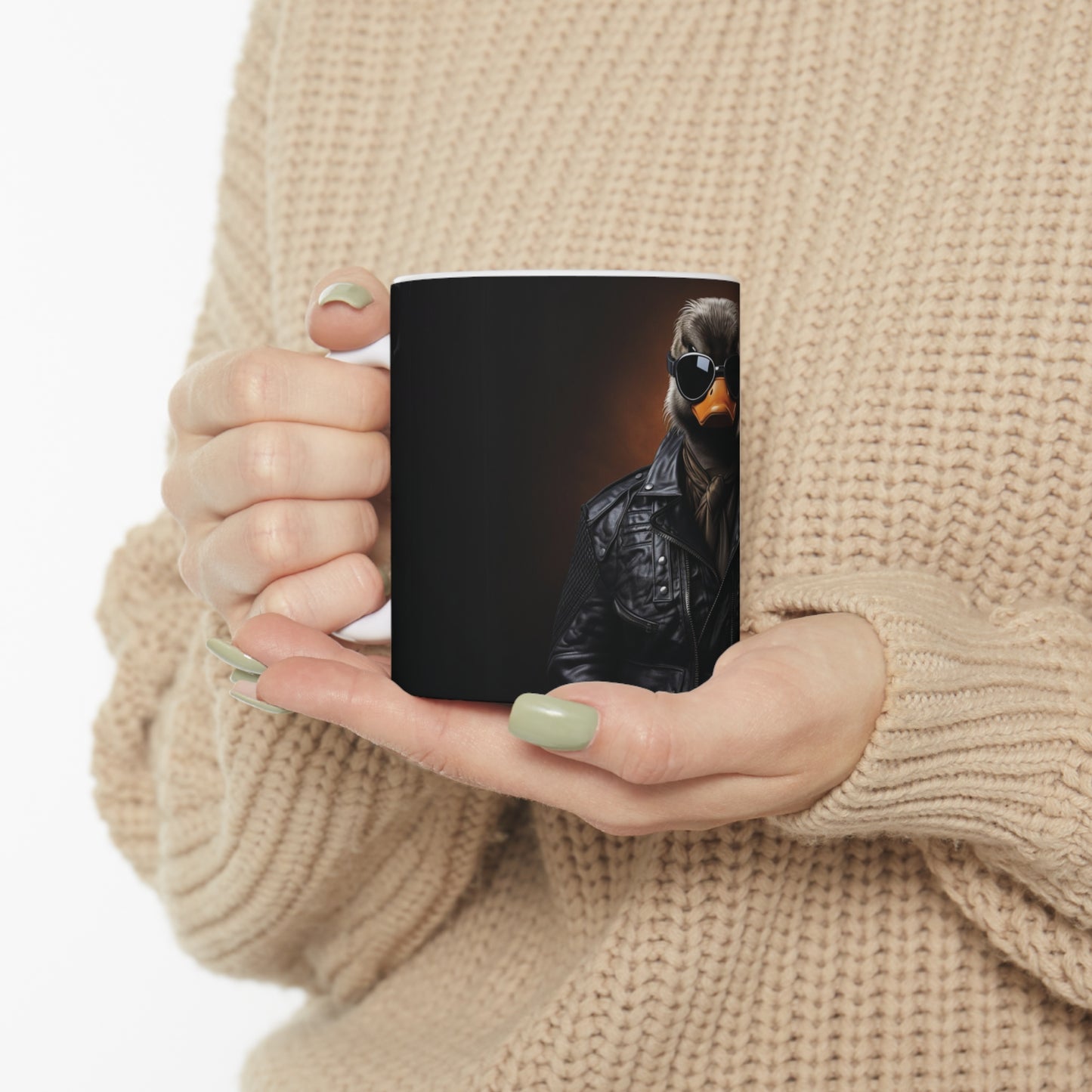 Duck Leather | Ceramic Mug 11oz | Wild & Stylish