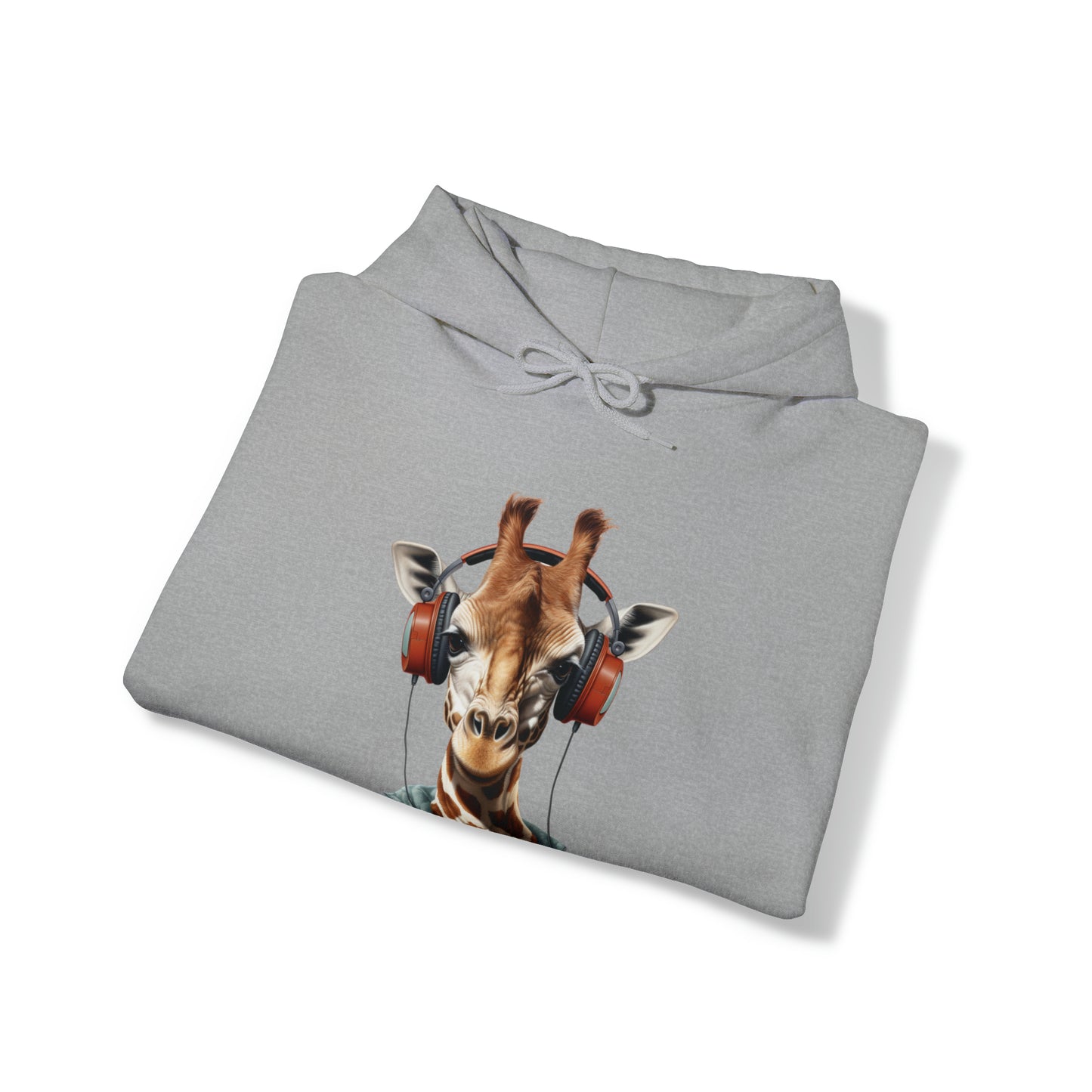 Giraffe Headphones | Unisex Heavy Blend™ Hooded Sweatshirt