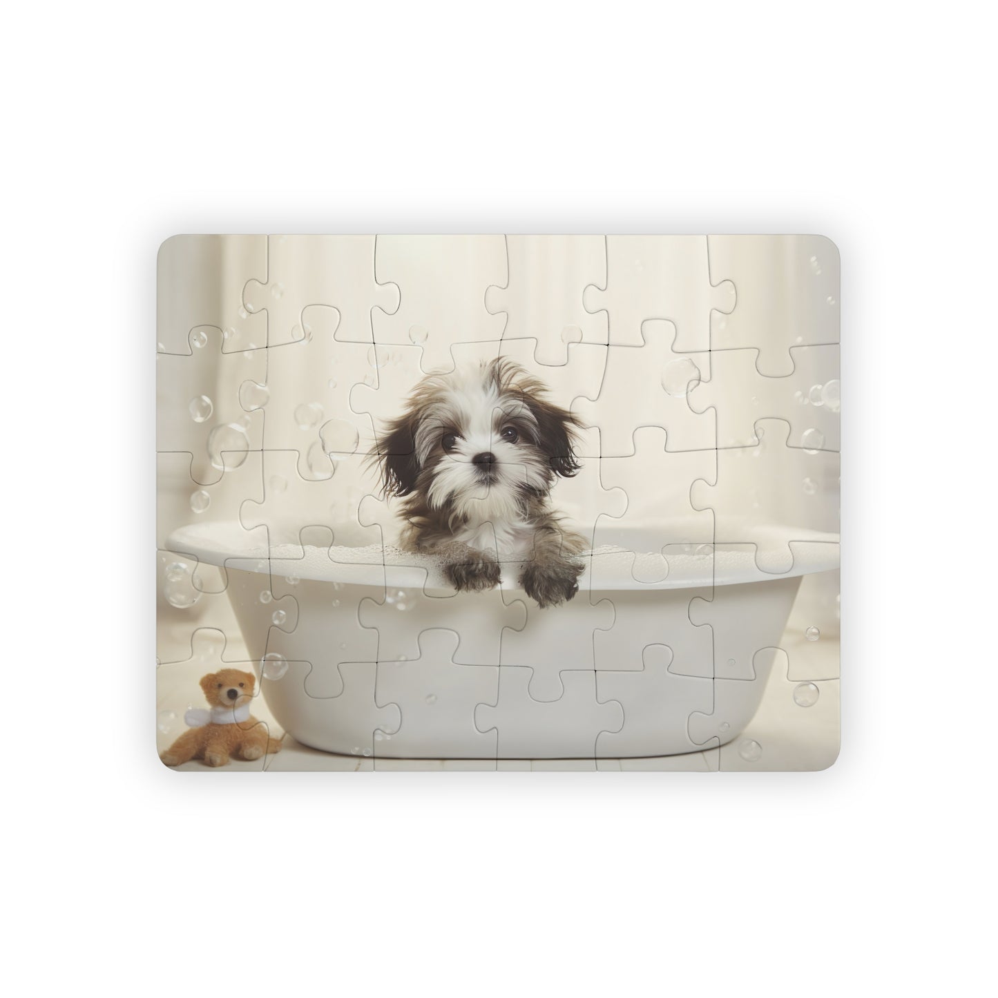 Shih Tzu Puppy Bathtub | Kids' Puzzle, 30-Piece