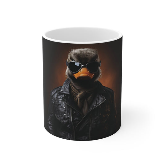 Duck Leather | Ceramic Mug 11oz | Wild & Stylish