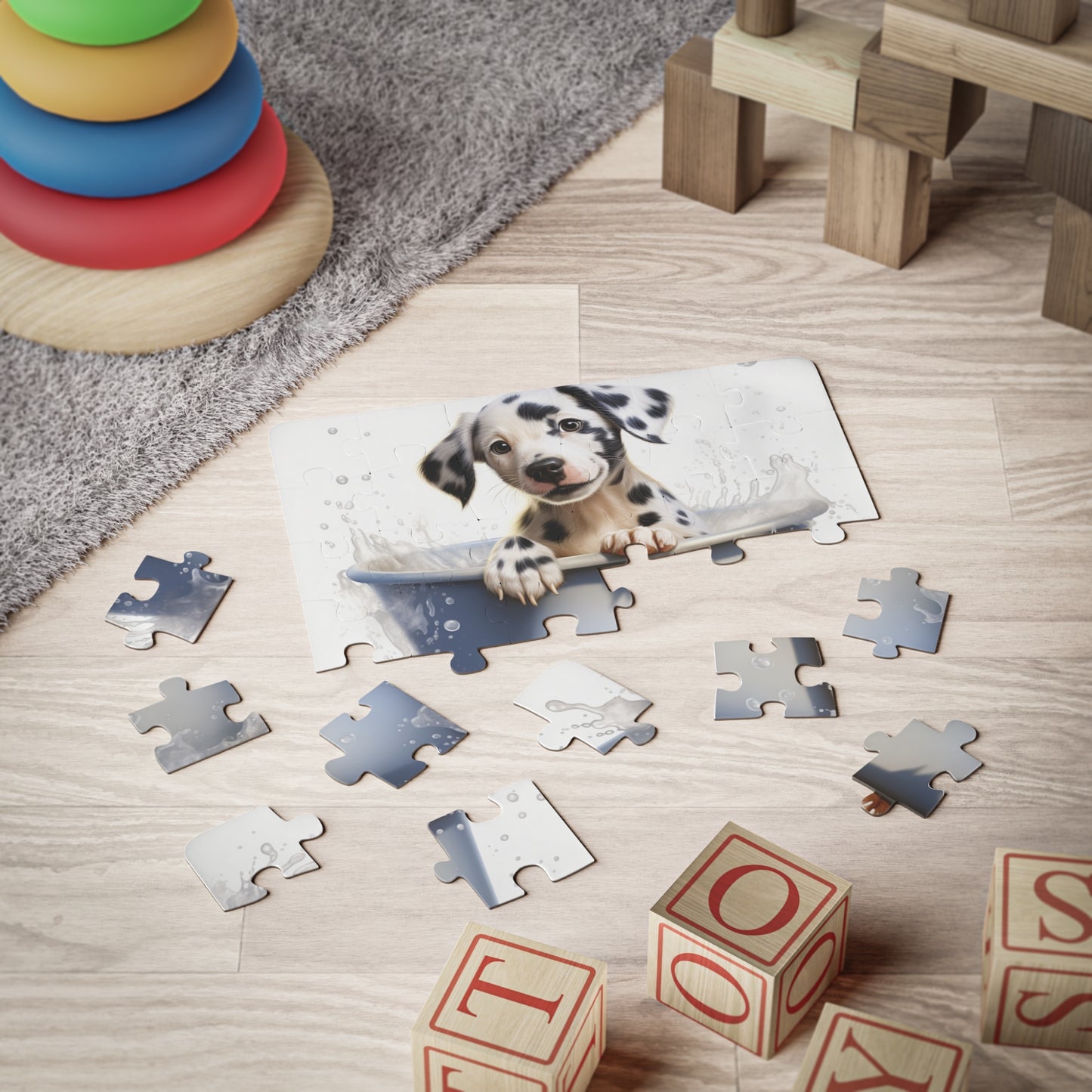 Dalmatian Puppy Bathtub | Kids' Puzzle, 30-Piece