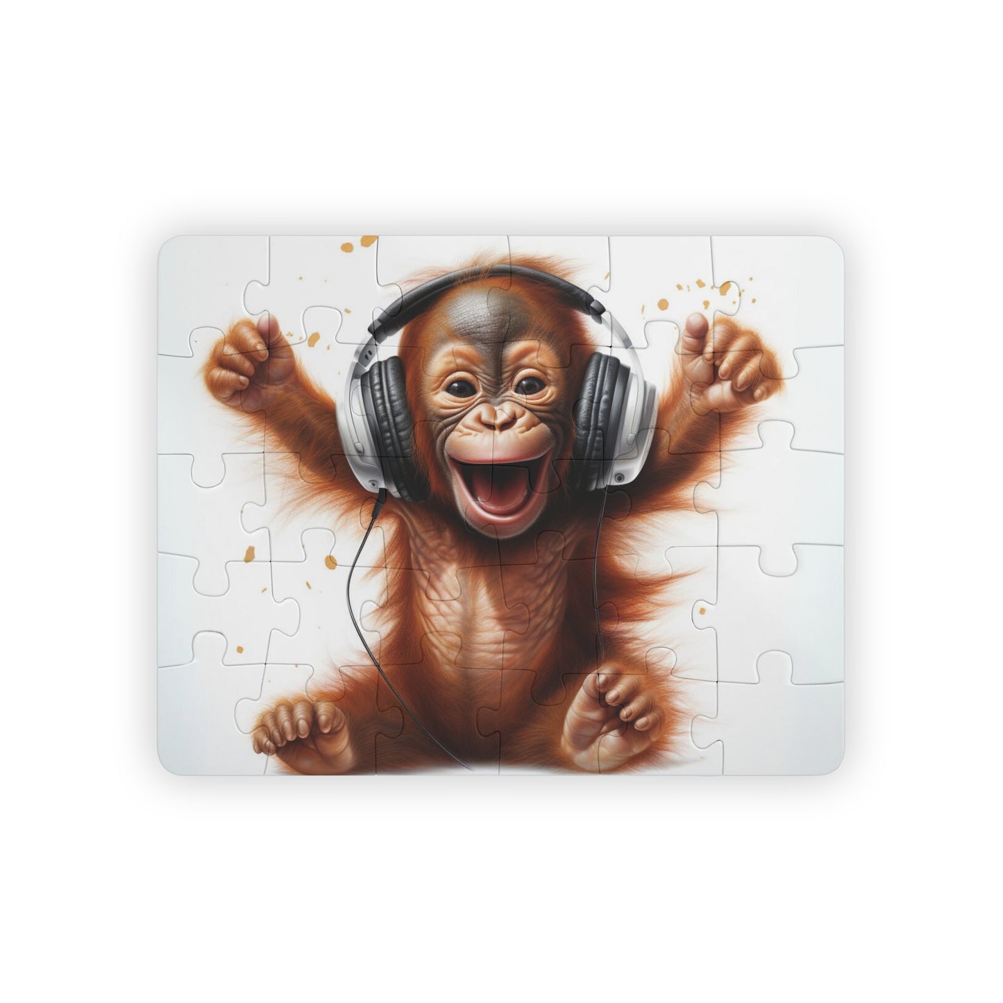 Monkey Baby Headphones | Kids' Puzzle, 30-Piece