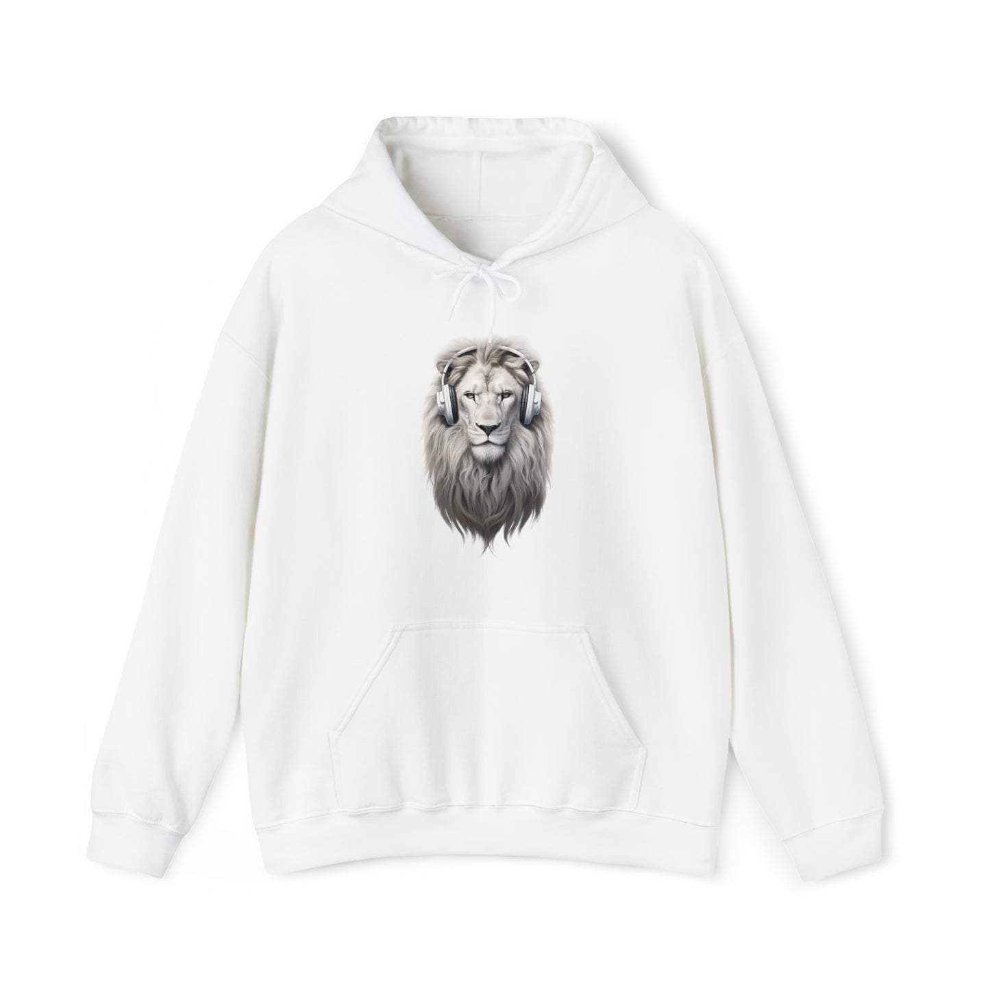 Lion Headphones | Unisex Heavy Blend™ Hooded Sweatshirt