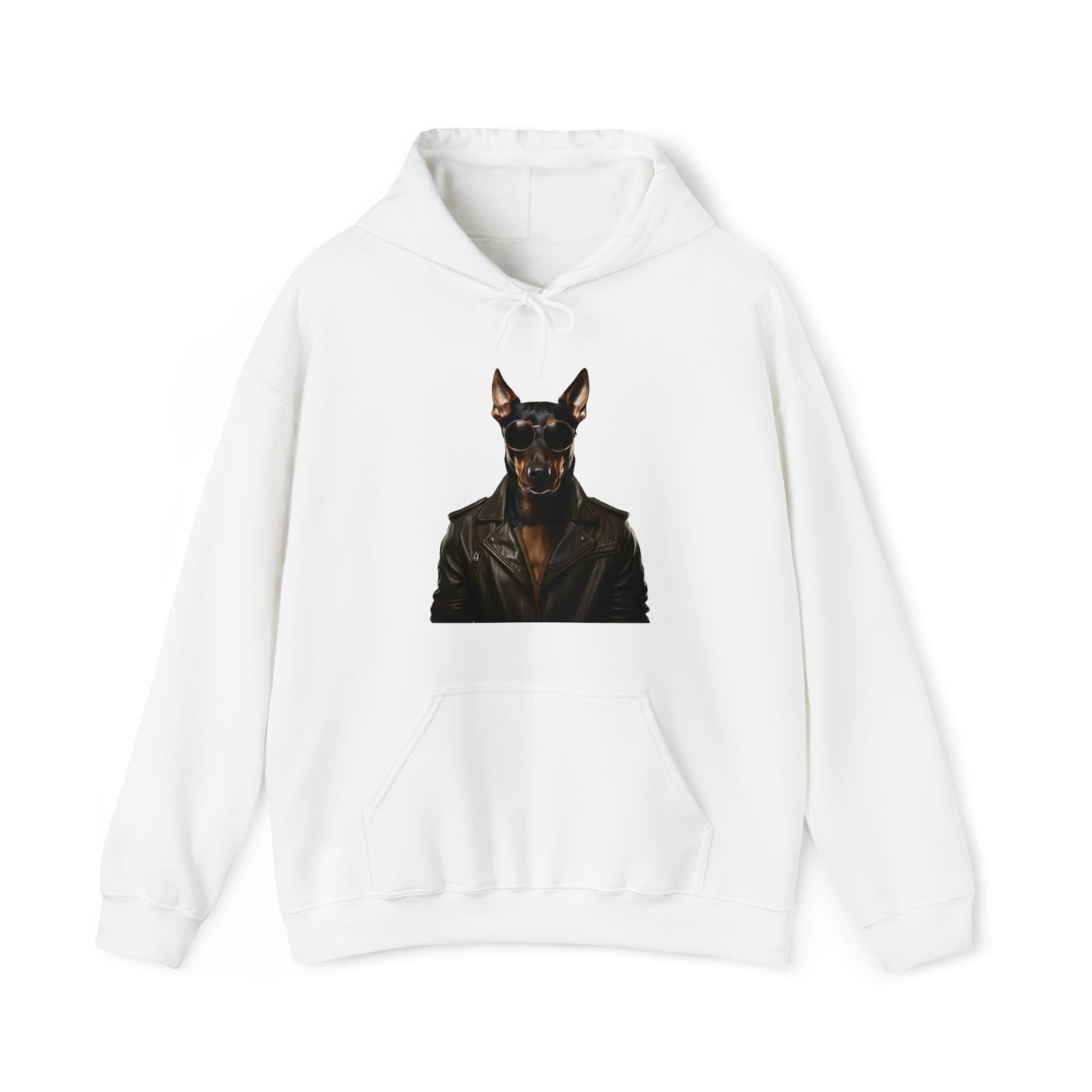 Dobermann Leather | Unisex Heavy Blend™ Hooded Sweatshirt