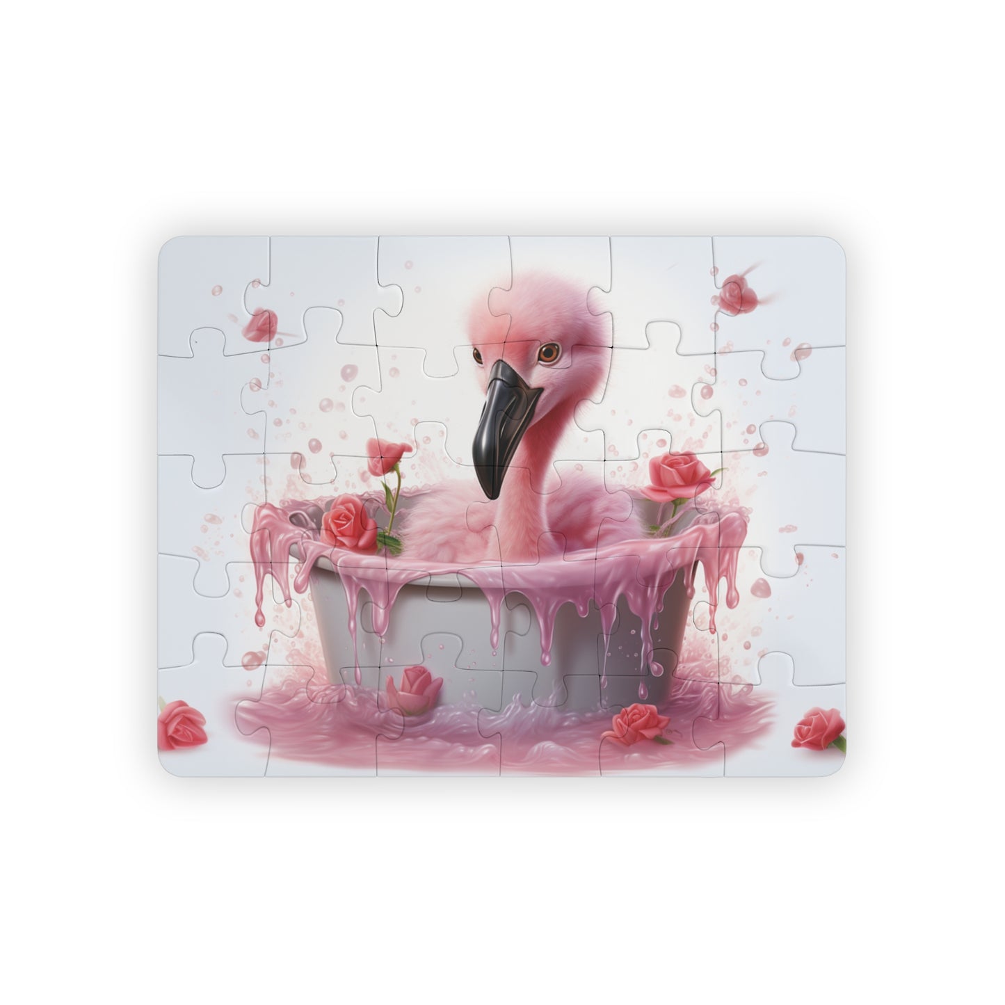 Flamingo Baby Bathtub | Kids' Puzzle, 30-Piece