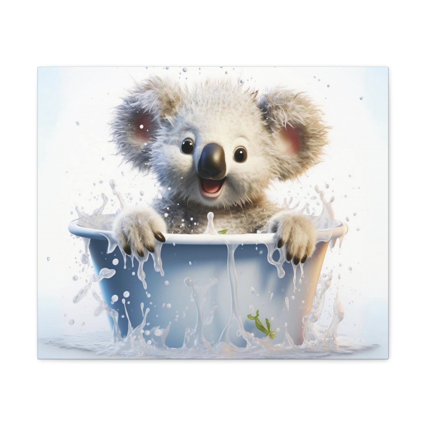 Koala Baby Bathtub | Gallery Canvas | Wall Art