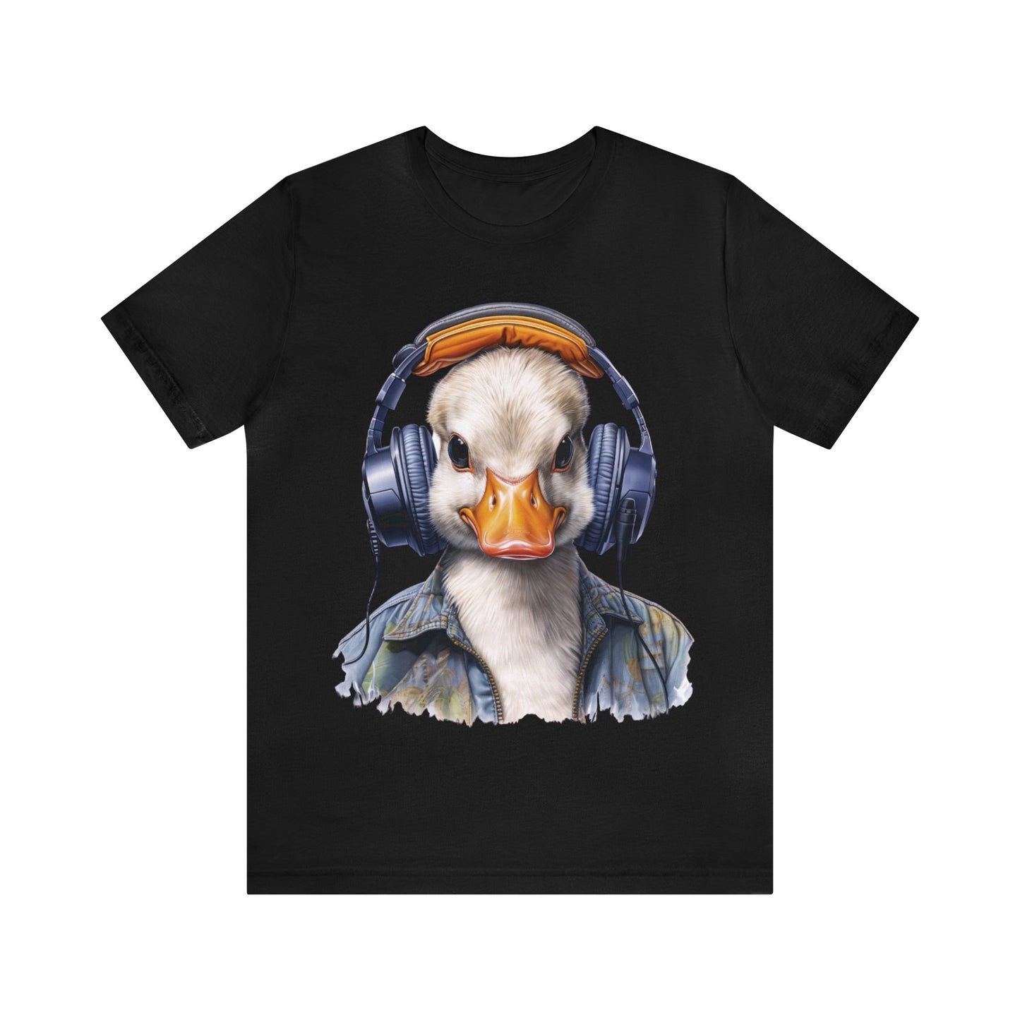 Duck Headphone | Unisex Jersey Short Sleeve Tee
