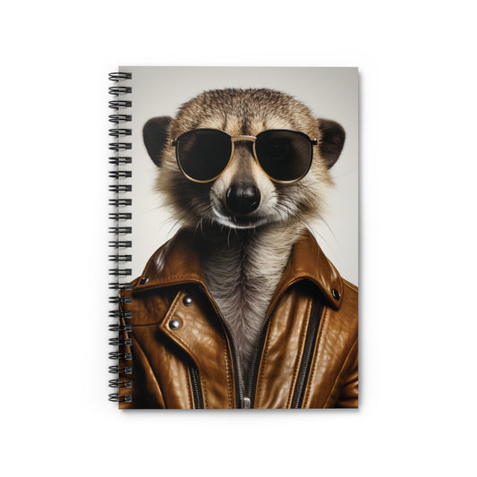 Meerkat Leather | Spiral Notebook - Ruled Line