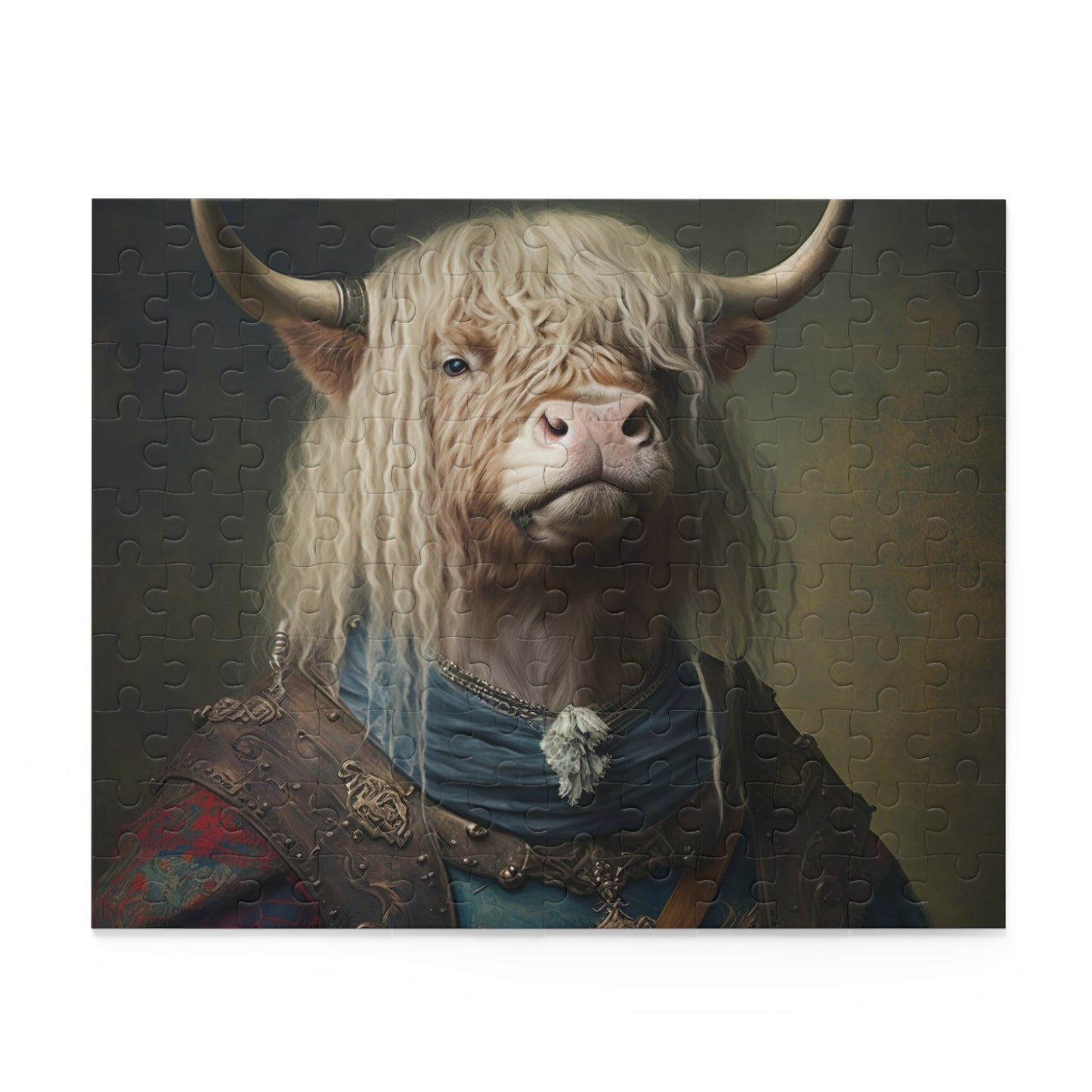 Highland Cow Aristocrat | Puzzle (120, 252, 500-Piece)