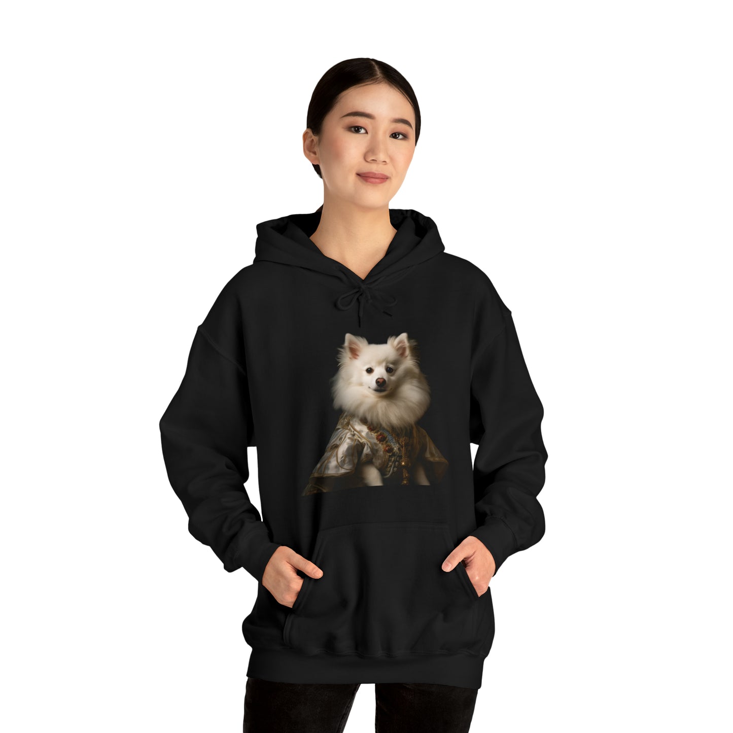 American Eskimo Aristocrat | Unisex Heavy Blend™ Hooded Sweatshirt