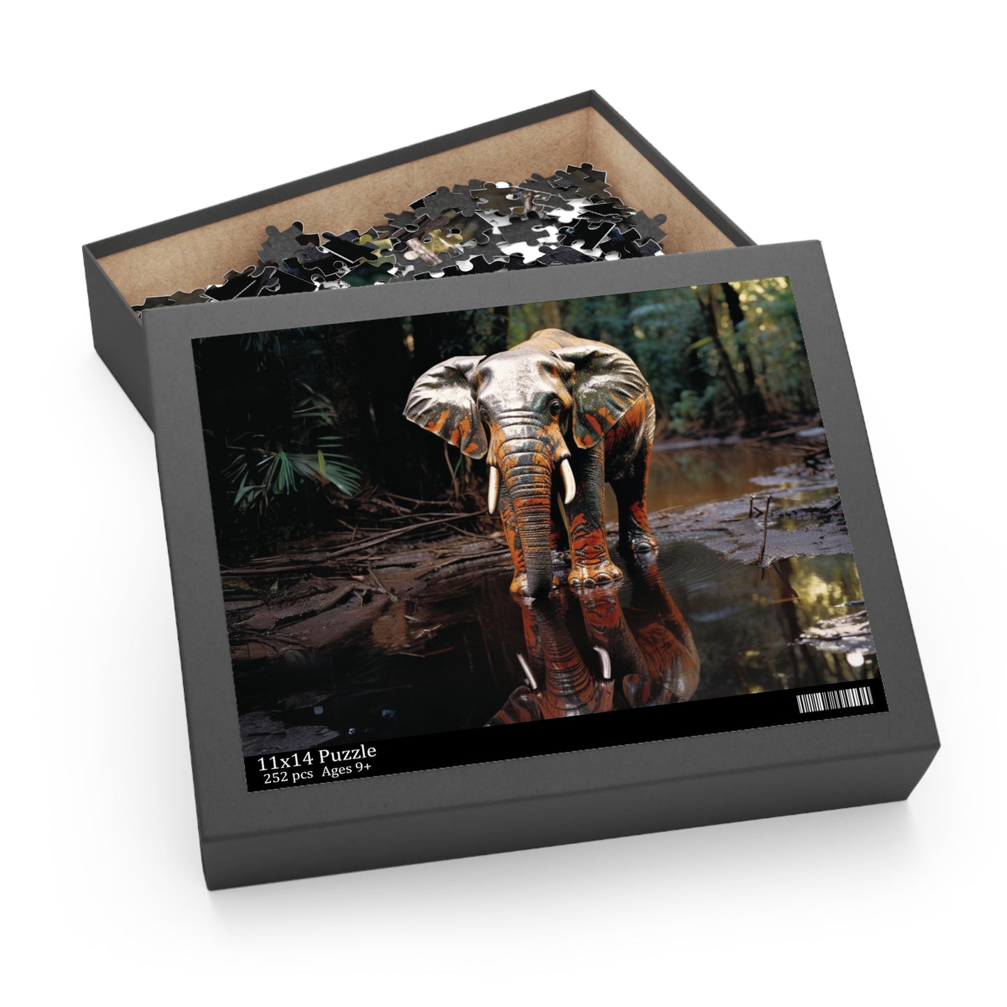 Elephant Chrome | Puzzle (120, 252, 500-Piece)