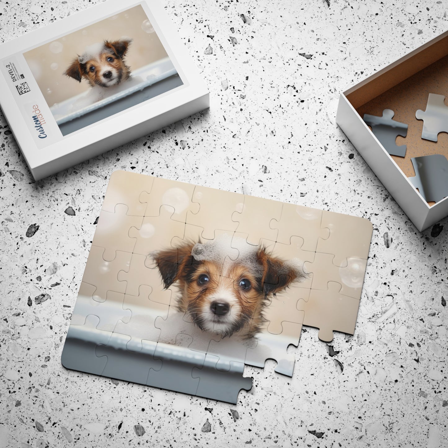 Terrier Puppy Bathtub | Kids' Puzzle, 30-Piece