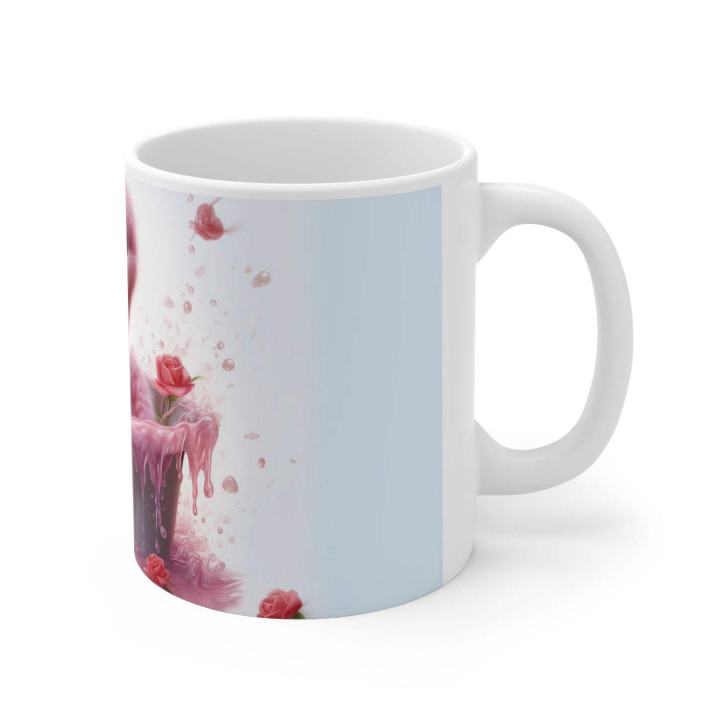 Flamingo Baby Bathtub | Ceramic Mug 11oz