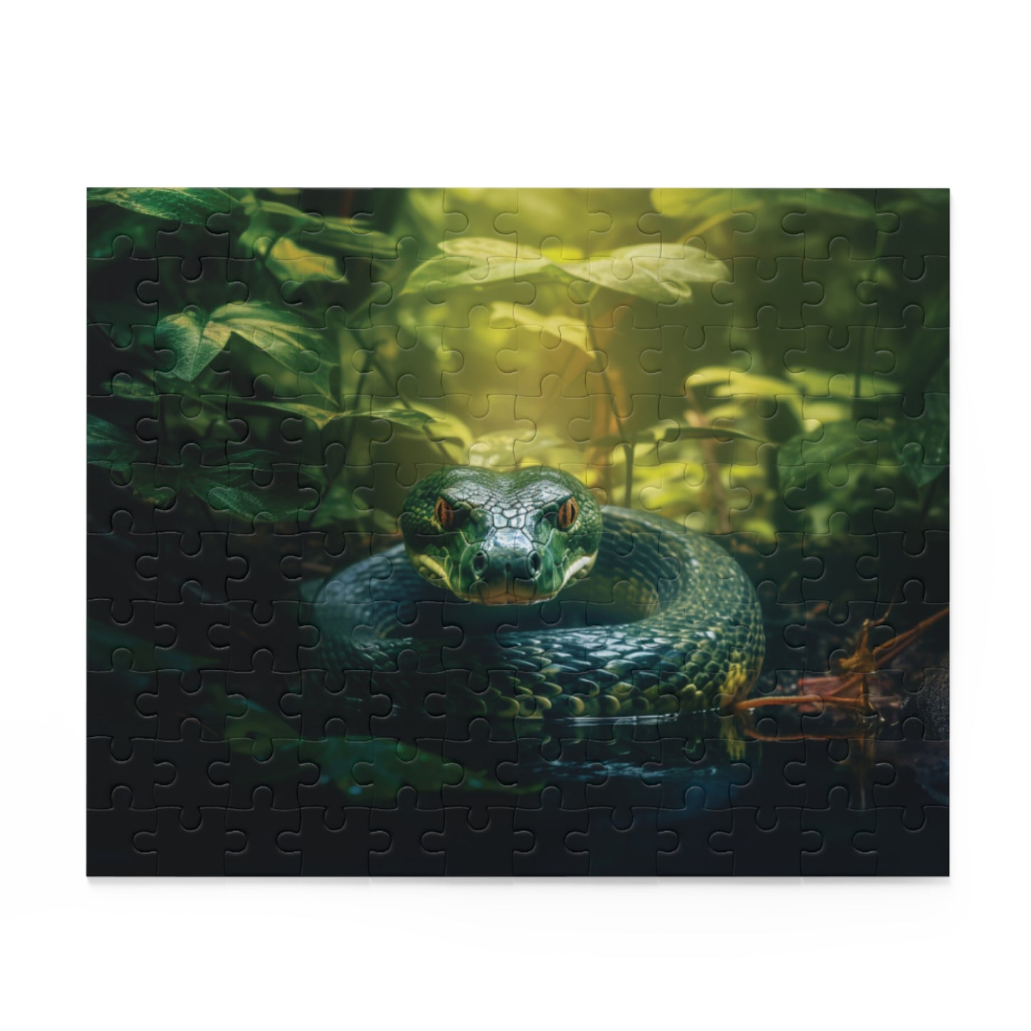 Green Anaconda Chrome | Puzzle (120, 252, 500-Piece)