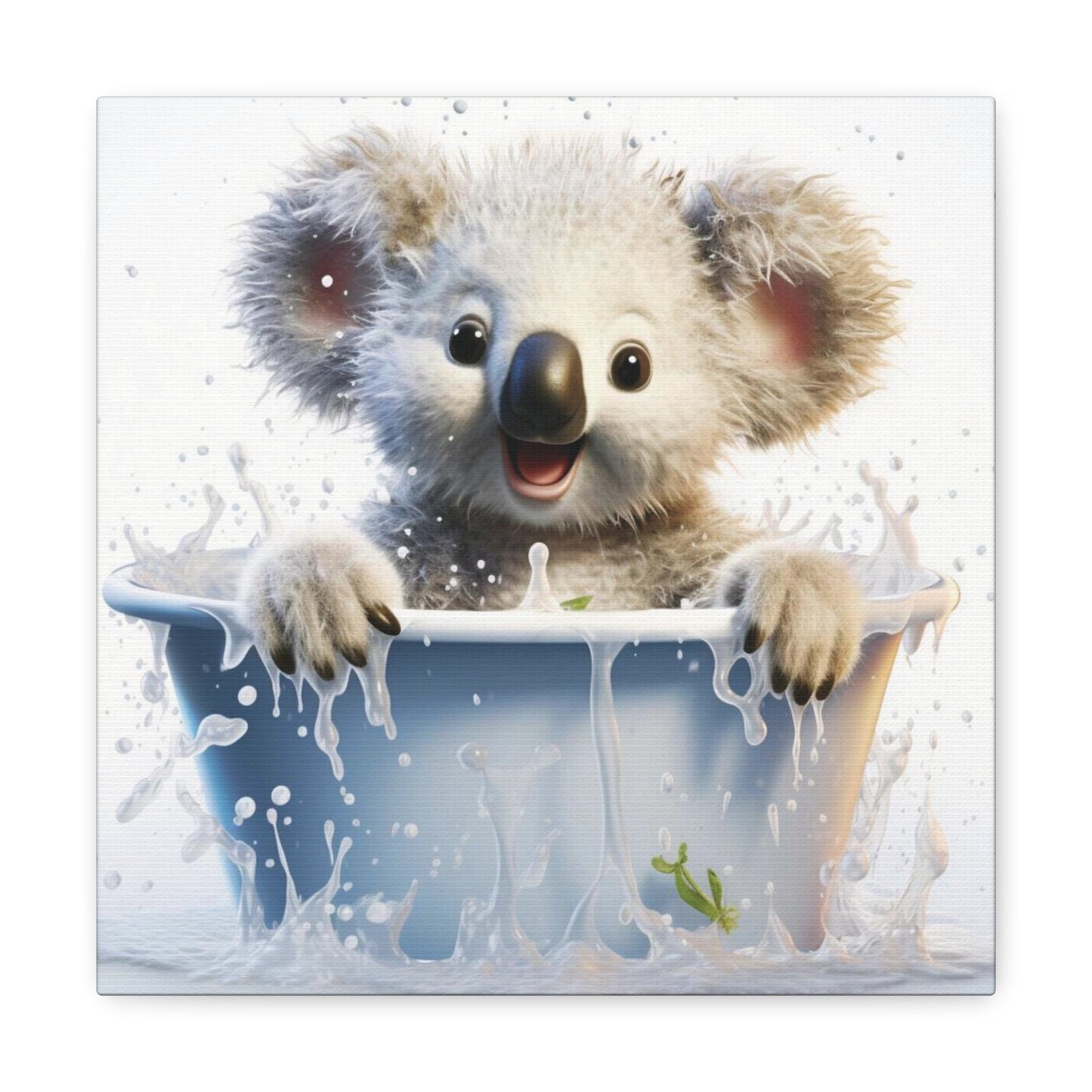Koala Baby Bathtub | Gallery Canvas | Wall Art