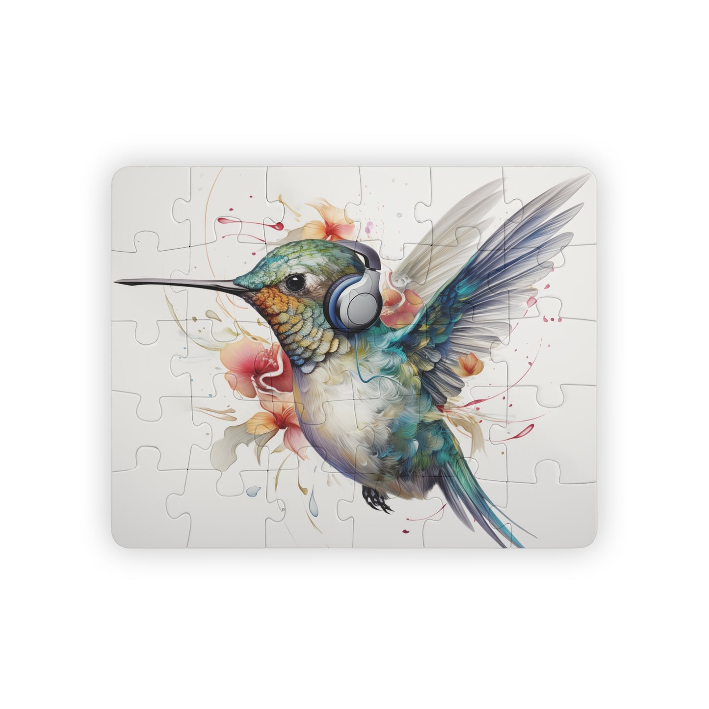 Hummingbird Headphones | Kids' Puzzle, 30-Piece