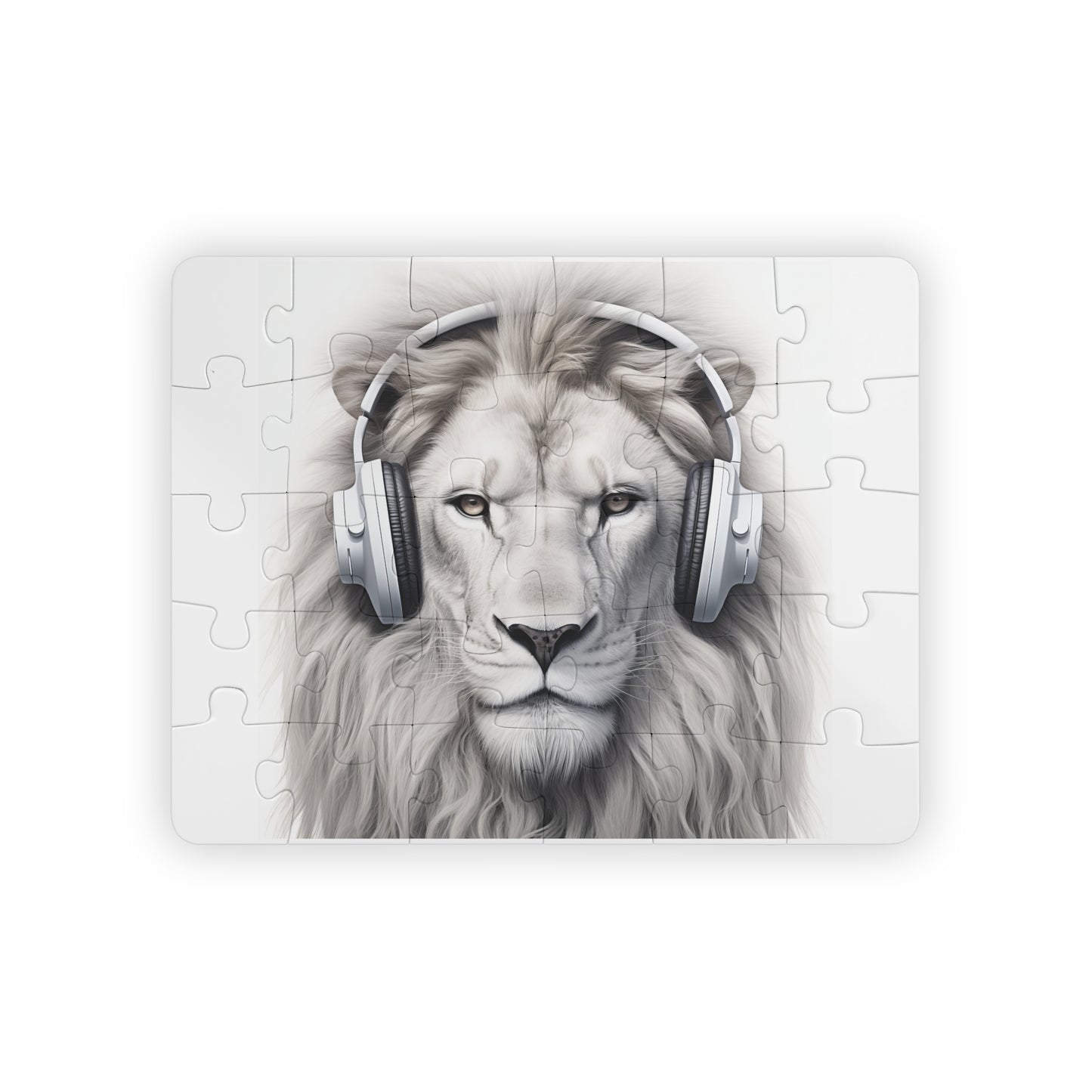 Lion Headphones | Kids' Puzzle, 30-Piece