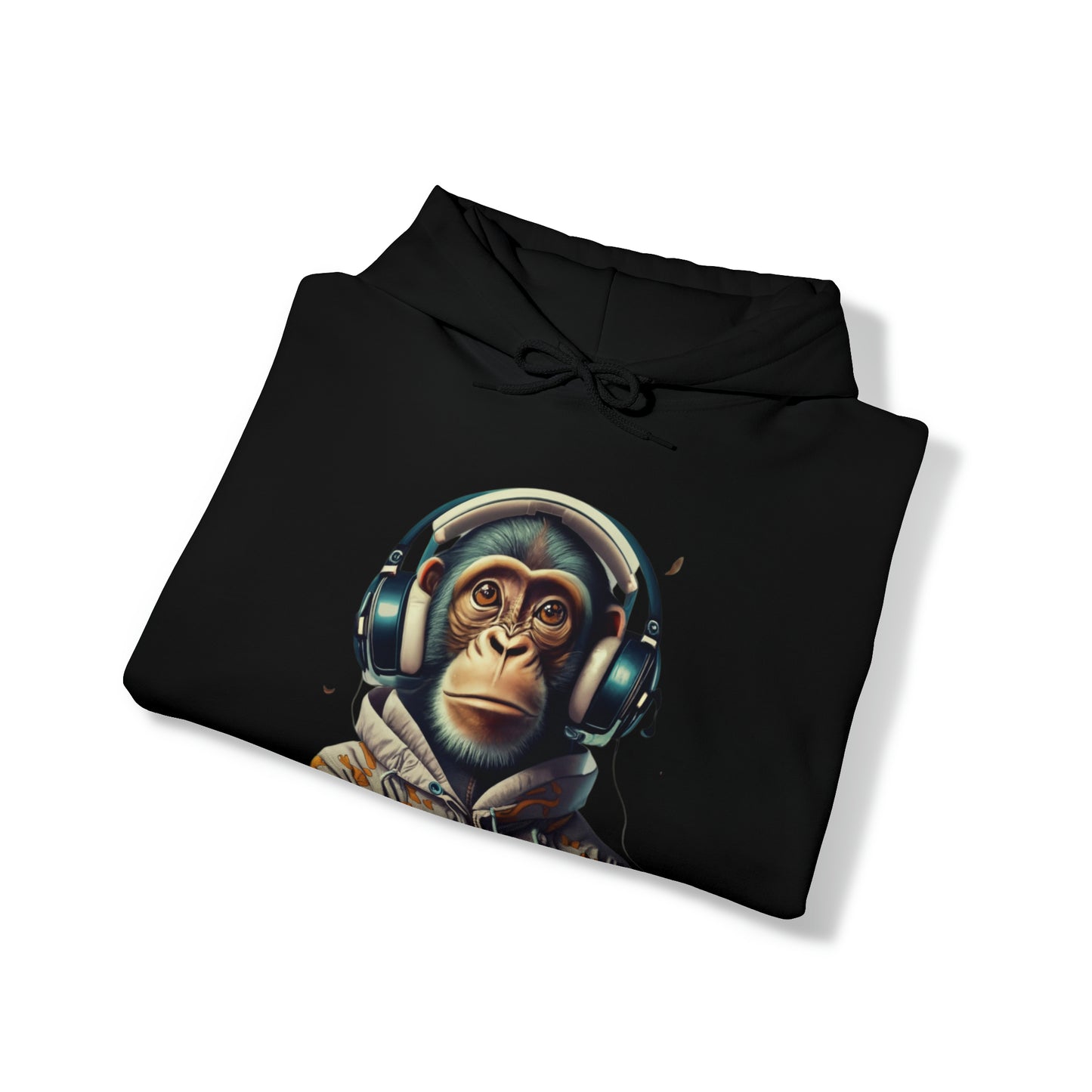 Monkey Headphones | Unisex Heavy Blend™ Hooded Sweatshirt