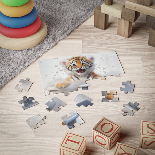 Tiger Baby Bathtub | Kids' Puzzle, 30-Piece