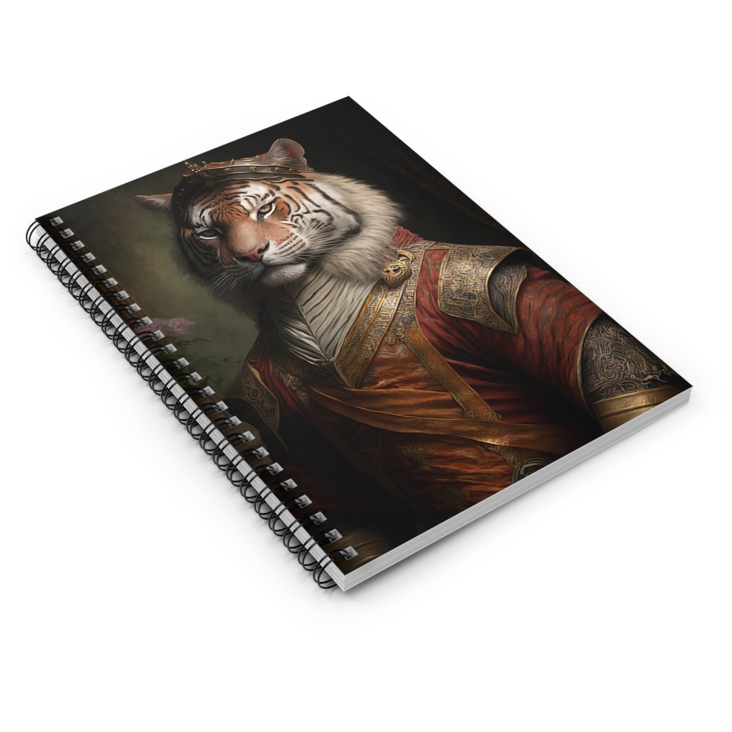 Tiger Aristocrat | Spiral Notebook - Ruled Line