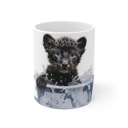 Black Panther Baby Bathtub | Ceramic Mug 11oz