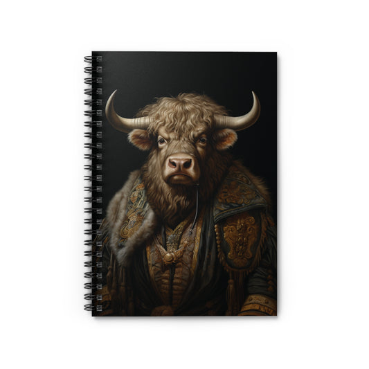 Bison Aristocrat | Spiral Notebook - Ruled Line