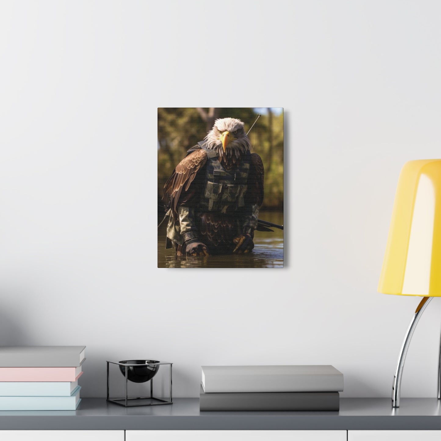 Bald Eagle Army | Canvas Gallery Wrap | Wall Art