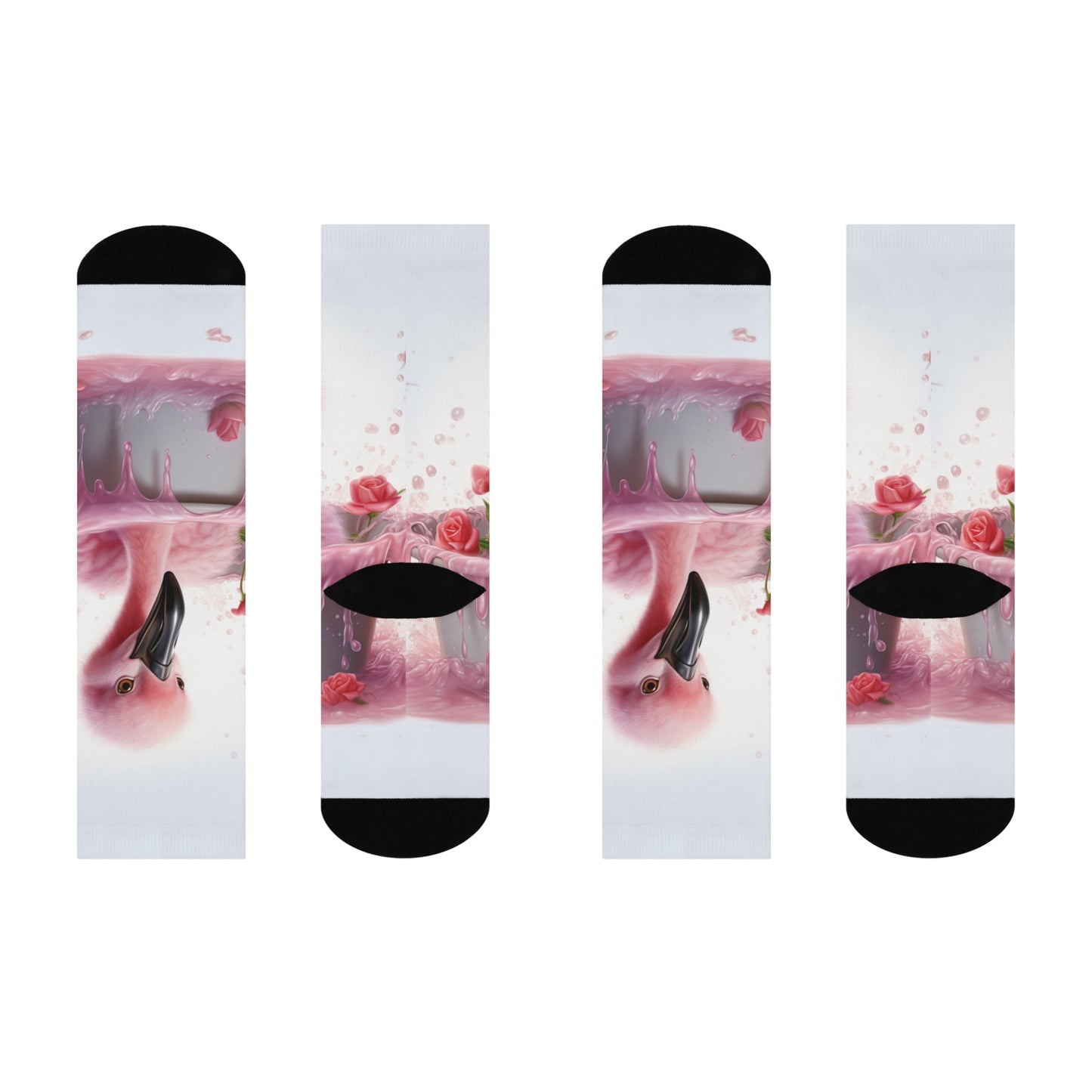 Flamingo Baby Bathtub | Cushioned Crew Socks