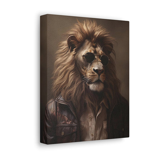Lion Leather | Gallery Canvas | Wall Art