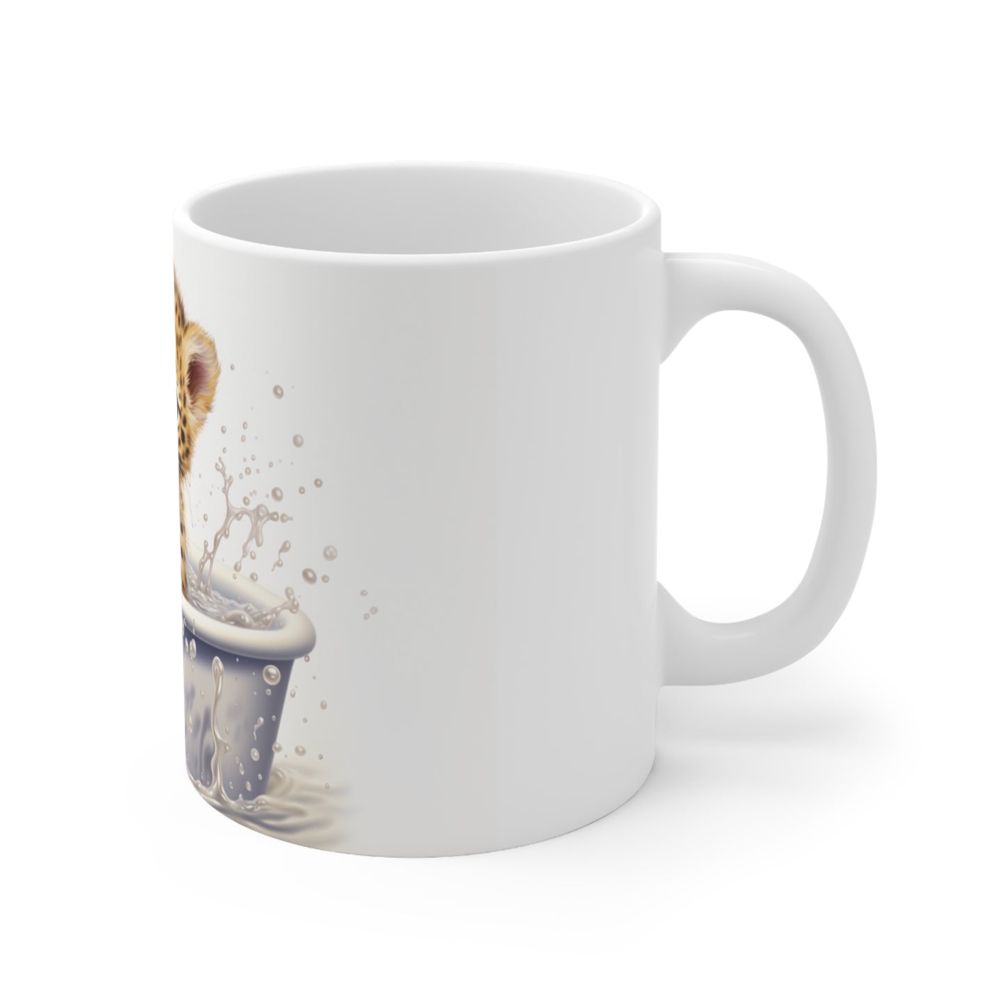 Leopard Baby Bathtub | Ceramic Mug 11oz