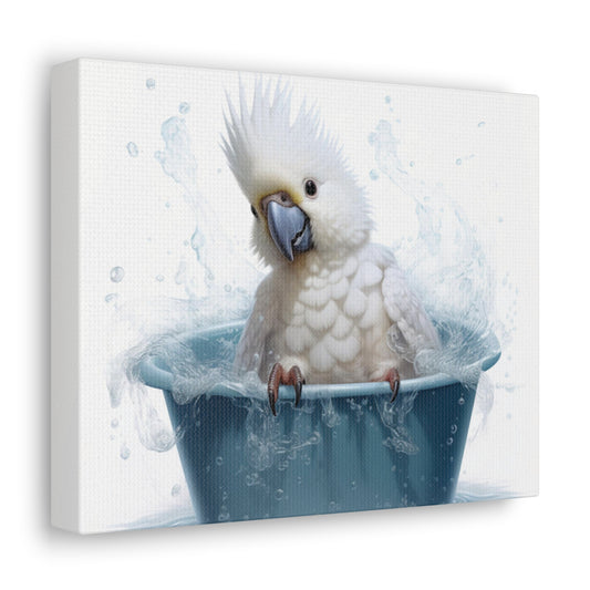 Cockatoo Baby Bathtub | Gallery Canvas | Wall Art