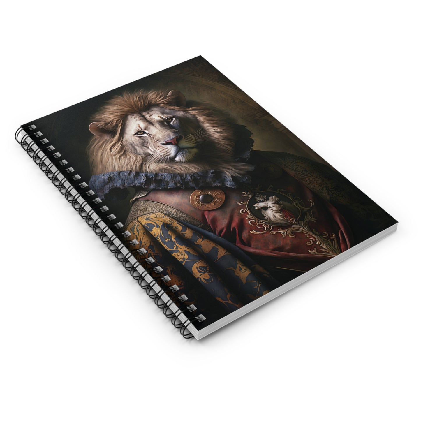 Lion Aristocrat | Spiral Notebook - Ruled Line