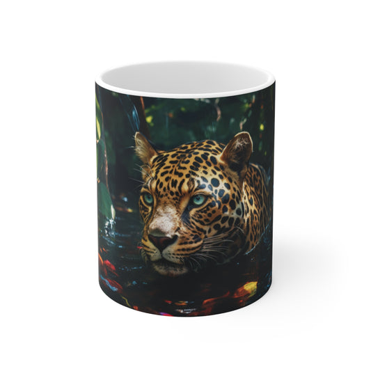 Jaguar | Ceramic Mug 11oz | Chrome