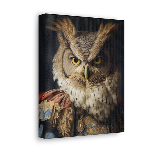 Owl Aristocrat | Gallery Canvas Wall Art