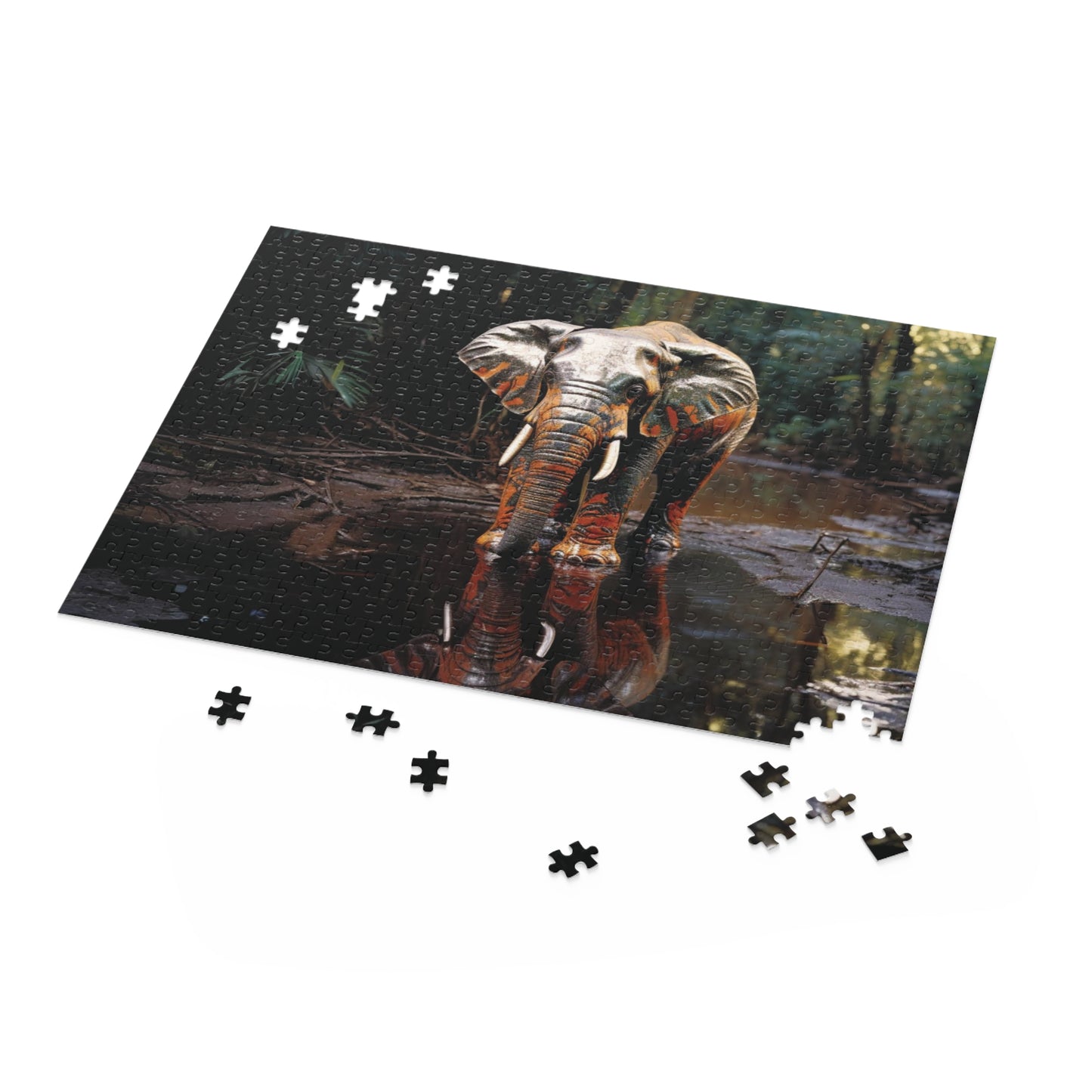 Elephant Chrome | Puzzle (120, 252, 500-Piece)
