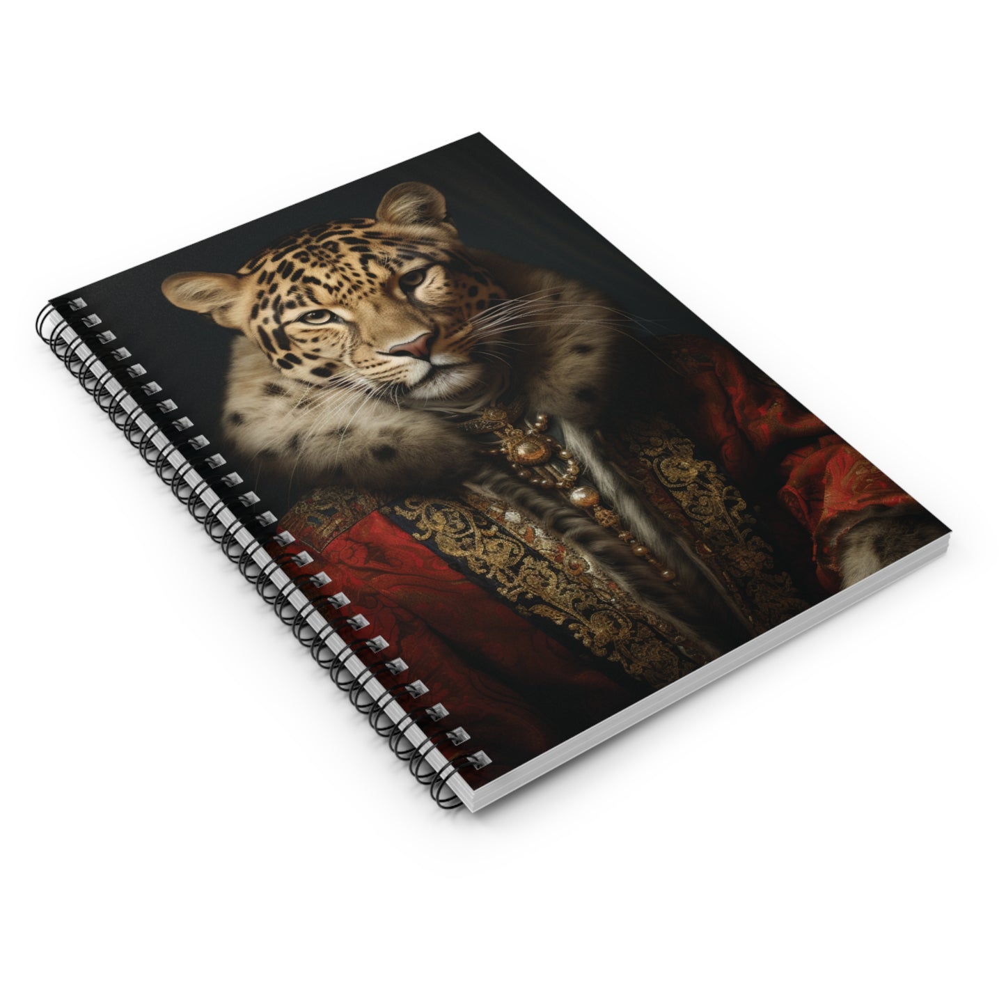 Leopard Aristocrat | Spiral Notebook - Ruled Line