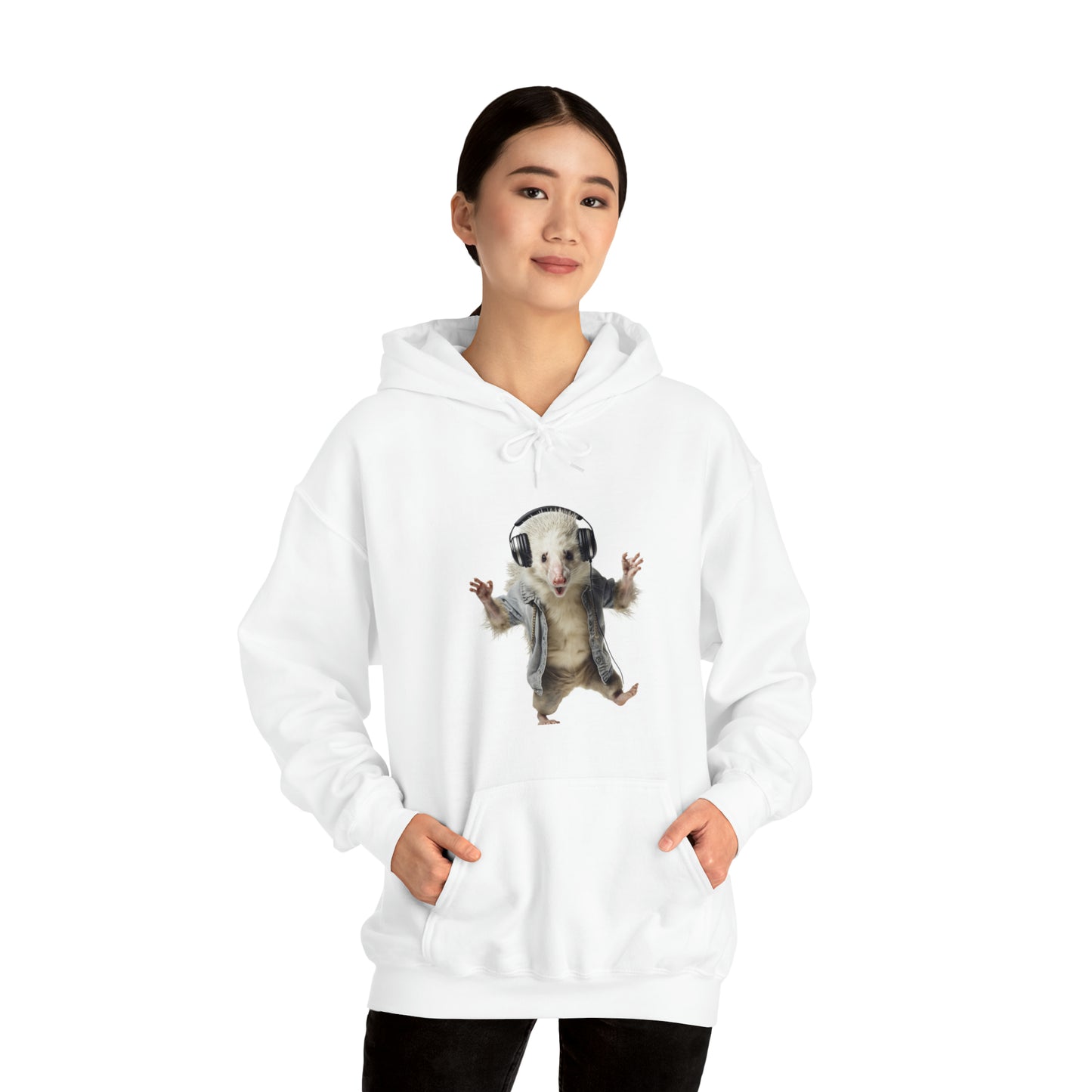 Opossum Headphones | Unisex Heavy Blend™ Hooded Sweatshirt