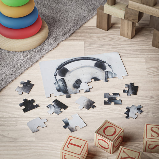 Panda Bear Headphones | Kids' Puzzle, 30-Piece